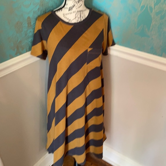LuLaRoe Dresses & Skirts - Carly LuLaRoe dress size xs great colors!